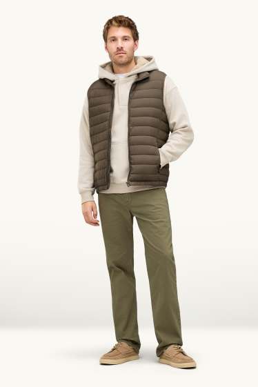 Men - Thermal trousers - regular fit - green