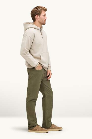 Men - Thermal trousers - regular fit - green