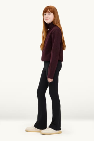 Nena - Paquet de 2 - leggings acampanats - gris/negre
