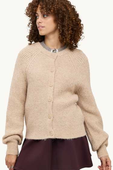 Donna - Cardigan - a coste - beige