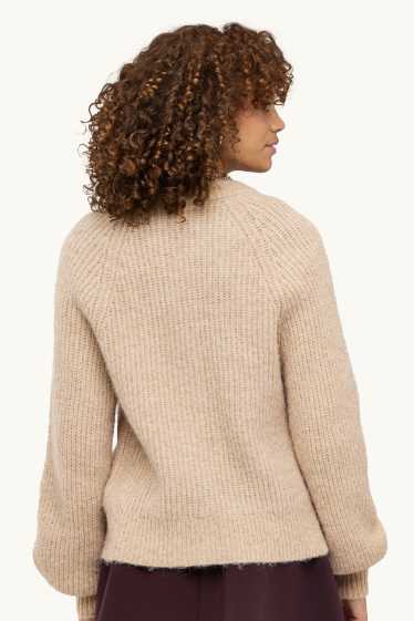 Donna - Cardigan - a coste - beige