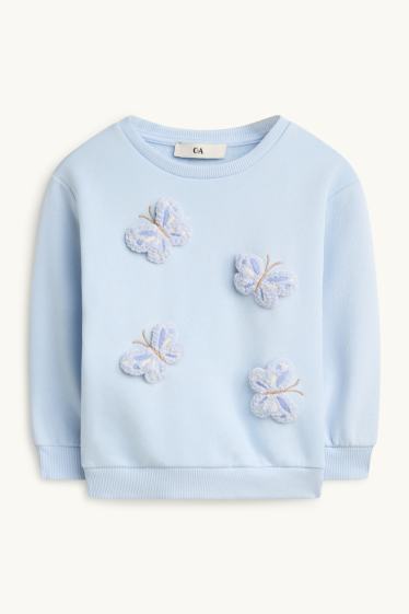 Enfants filles - Sweat - bleu clair