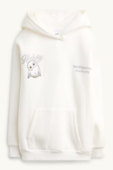 Children Girls - Harry Potter - hoodie - shiny - white
