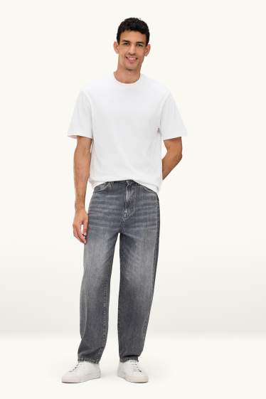 Hommes - Barrel jean - jean gris