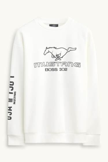 Heren - Sweatshirt - wit