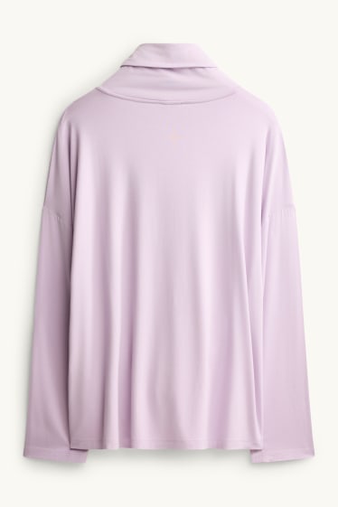 Donna - Maglia a maniche lunghe - regular fit - porpora
