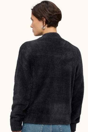 Damen - Strickjacke - schwarz