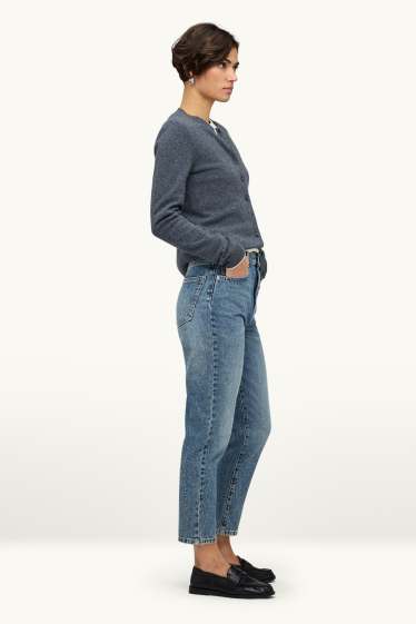 Dámské - Mom jeans - high waist - džíny - modré