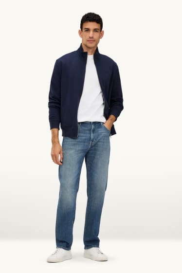Hommes - Straight jean - jean bleu