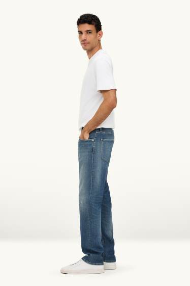 Hommes - Straight jean - jean bleu