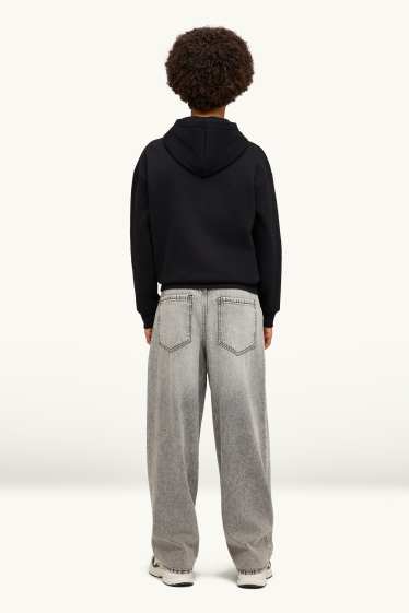 Kinder Jungen - Skater Jeans - Thermojeans - jeansgrau