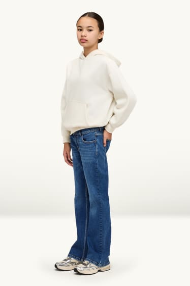 Copii - Fete - Bootcut jeans - LYCRA® - denim-albastru