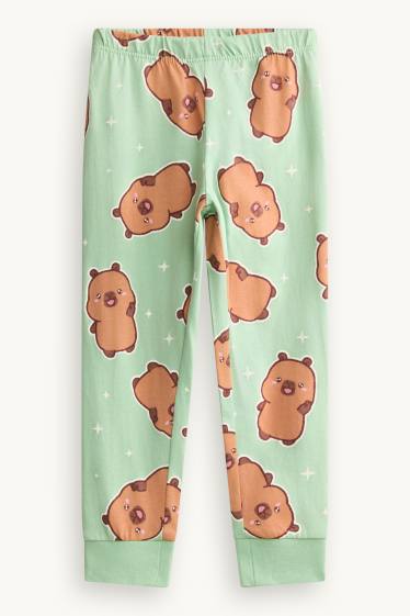 Kinder Mädchen - CapyFun - Pyjama - 2 teilig - mintgrün