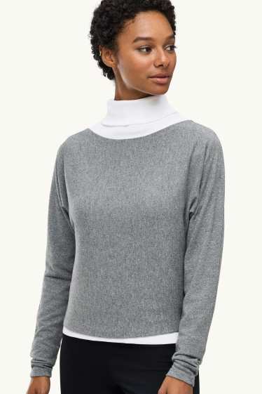 Femmes - T-shirt - gris