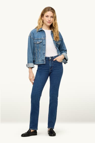 Donna - Straight jeans - vita media - jeans modellanti - LYCRA® - jeans blu