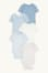 weiss / hellblau