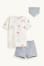 blanc / gris
