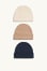 beige / blauw