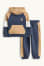 beige / blu