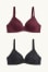 bordo / negru