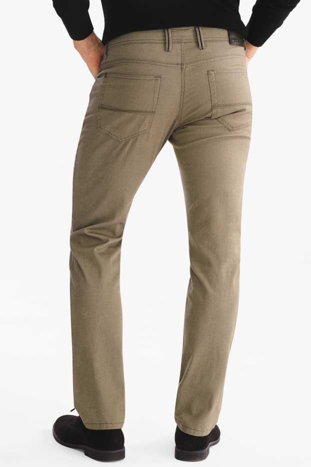 Herren - Hose - Regular Fit - khaki / khaki