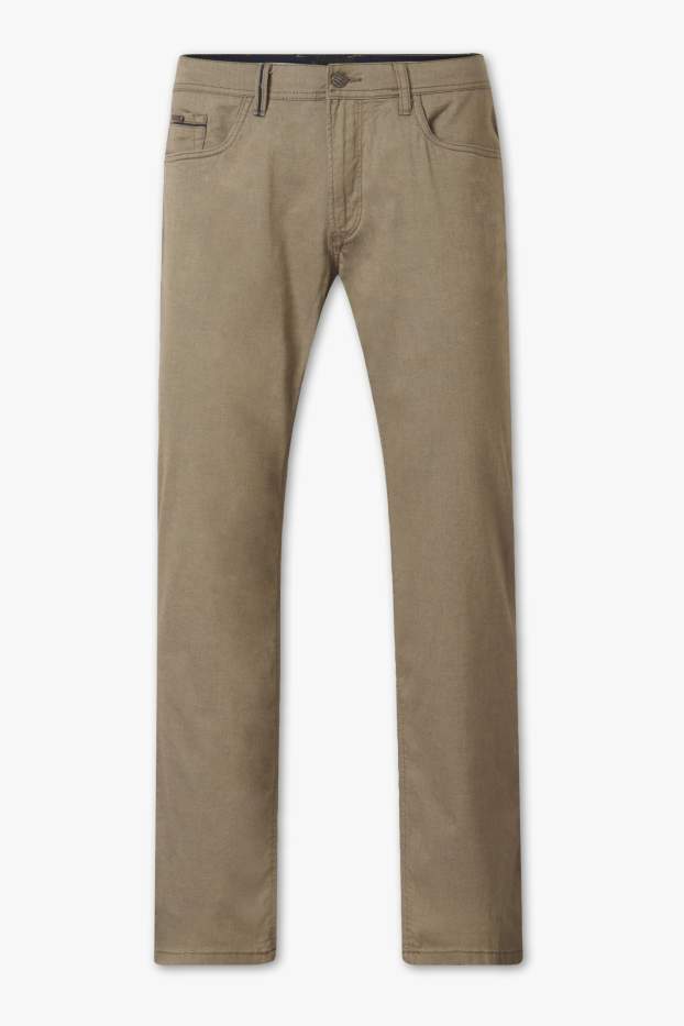 Herren - Hose - Regular Fit - khaki / khaki