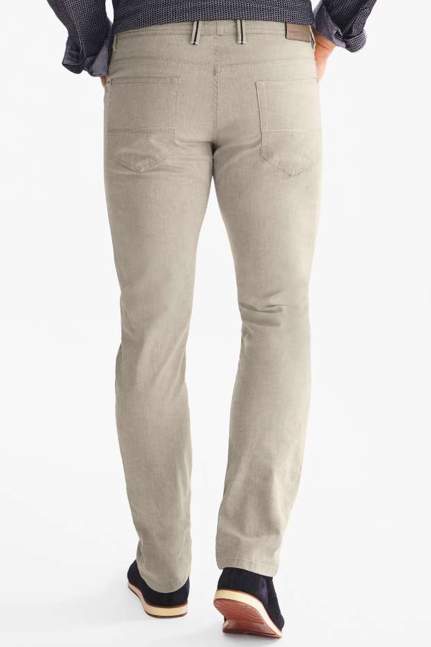 Herren - Hose - Regular Fit - taupe