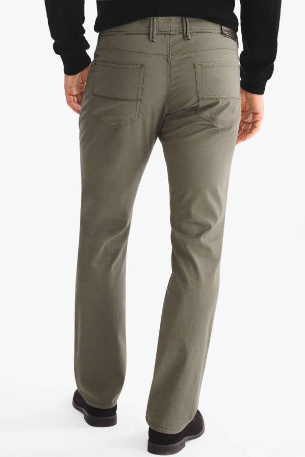 Herren - Hose - Regular Fit - jeansgrün