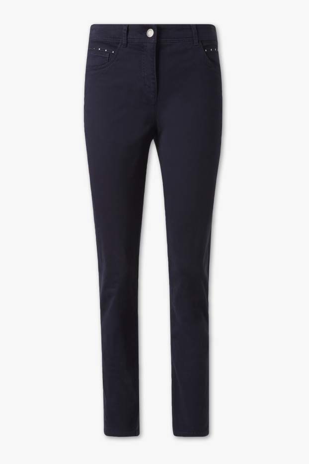 Women - Trousers - dark blue