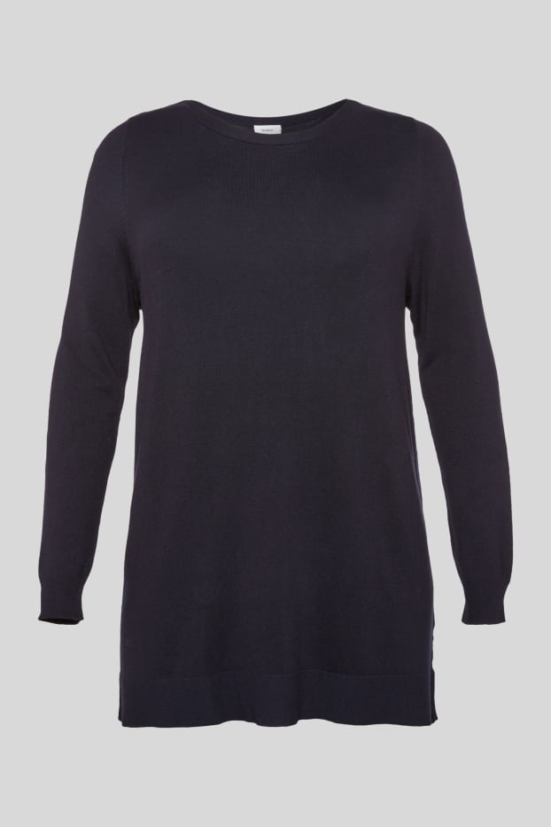 Femmes - Pull - bleu foncé