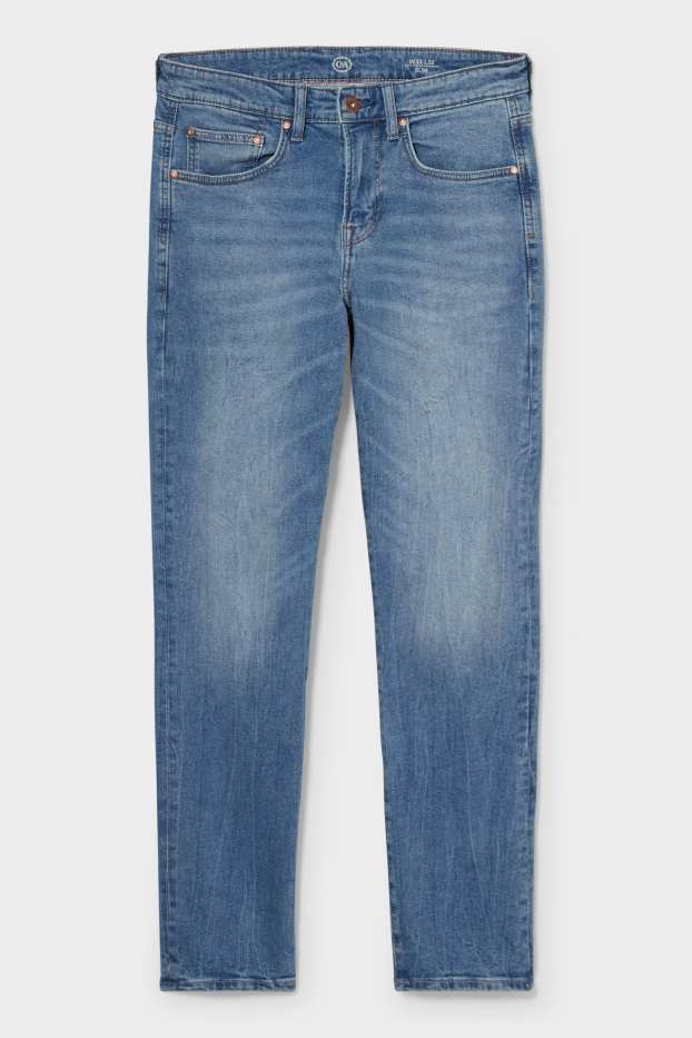 Heren - Slim jeans - jeanslichtblauw