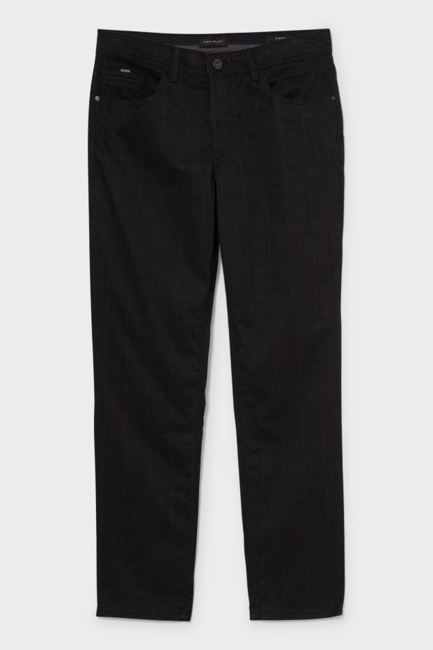 Hommes - Pantalon - slim fit - gris anthracite