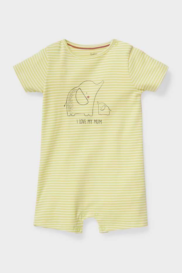 Unisex - Baby sleepsuit - galben neon