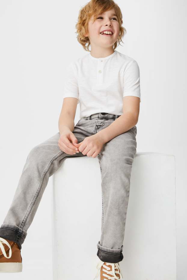 Enfants garçons - Slim jean - gris