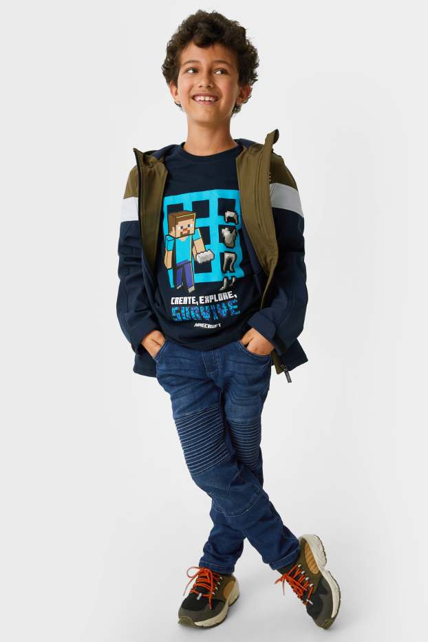 Kinder Buben - Tapered Jeans - jeansblau