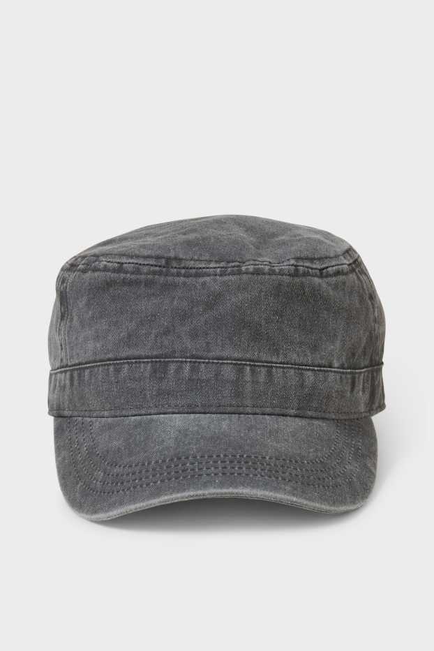 Hommes - Casquette - gris chiné