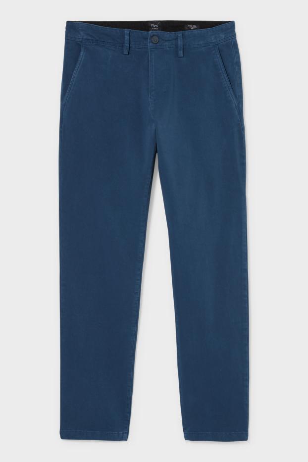 Herren - Chino - Slim Fit - Flex - LYCRA® - dunkelblau