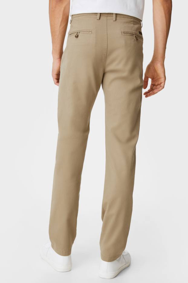Hommes - Chino - Regular Fit - taupe