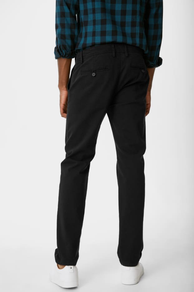 Men - Chinos - regular fit - black