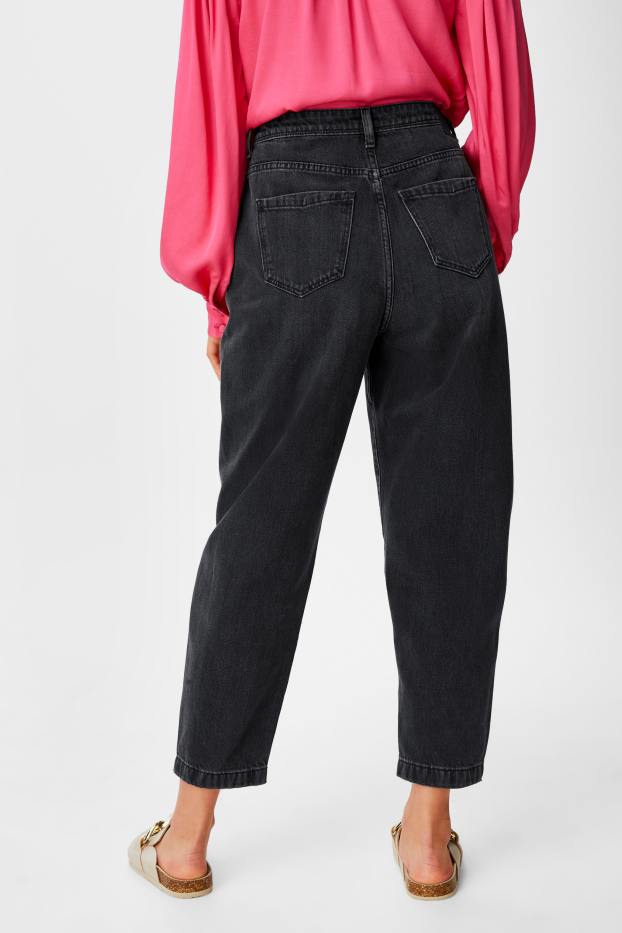 Women - Balloon jeans - denim-dark gray