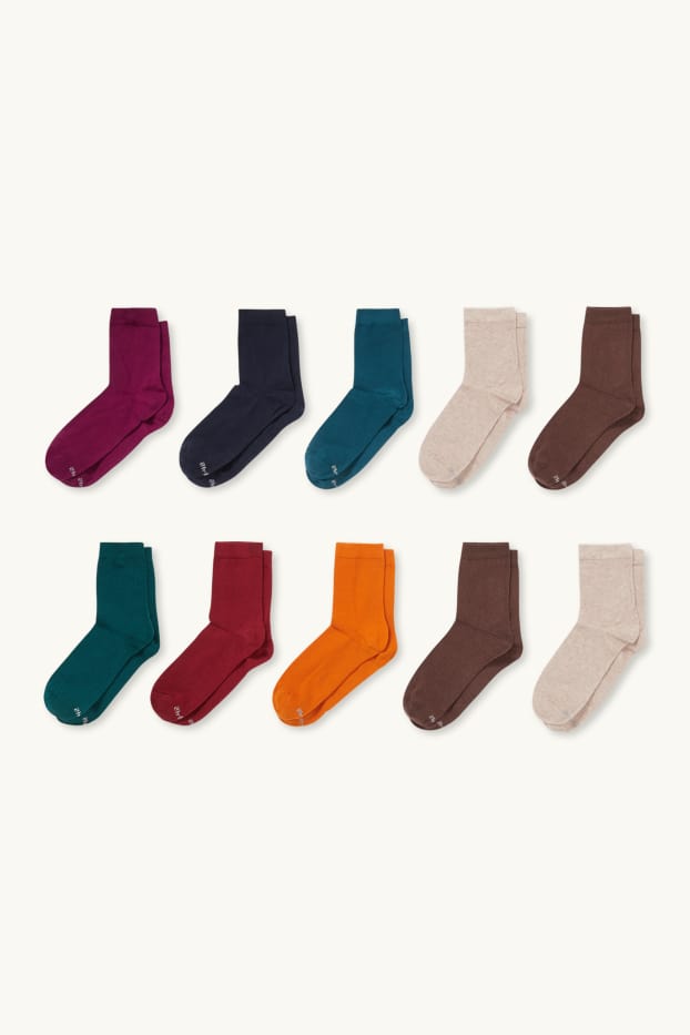 Damen - Multipack 10er - Socken - bunt