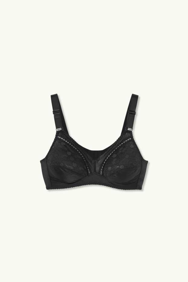 Women - Non-wired minimiser bra - black