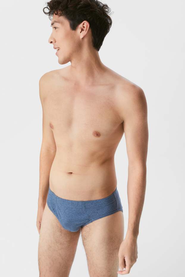 Herren - Multipack 3er - Slip - dunkelblau