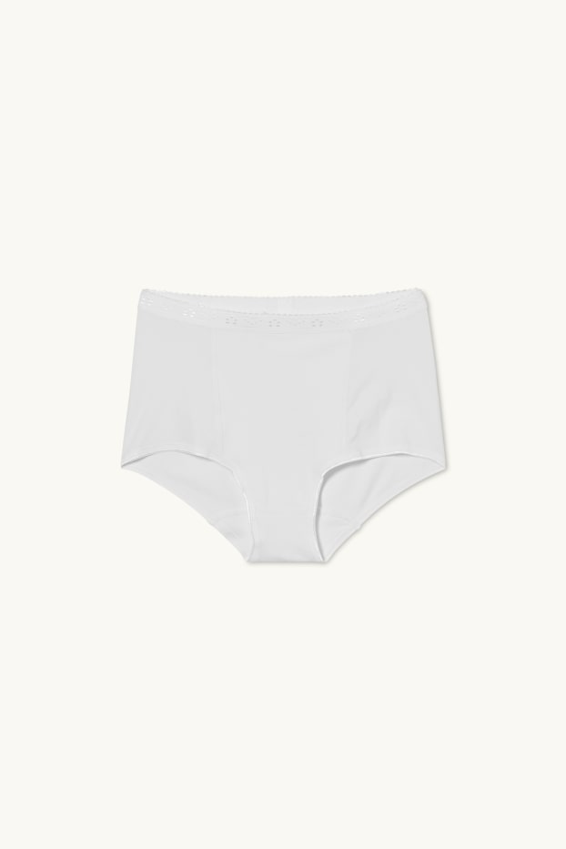 Dames - Figuurvormende broek  - wit