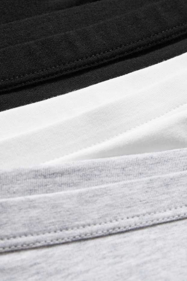 Children Girls - Multipack of 3 - shorts - white / black
