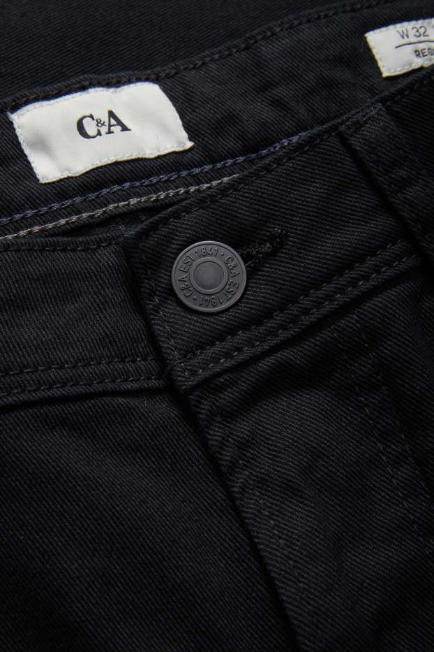 Herren - Hose - Regular Fit - schwarz