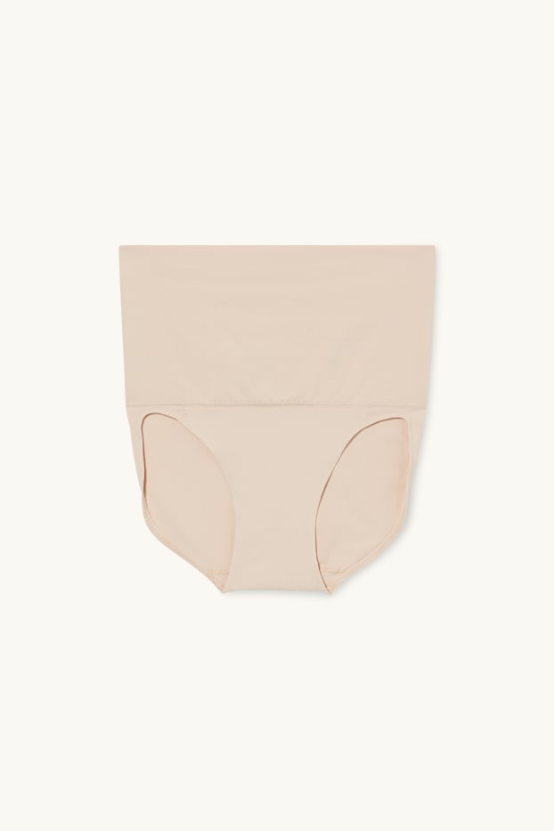 Dames - Vormgevende slip - naadloos  - beige