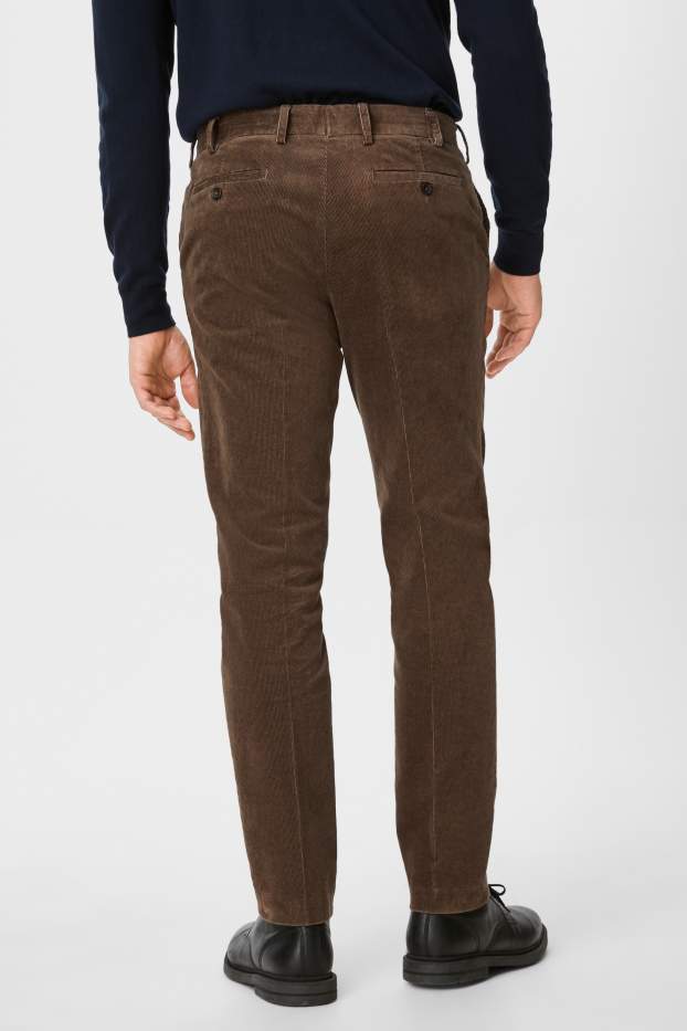 Herren - Cordhose - Regular Fit - braun