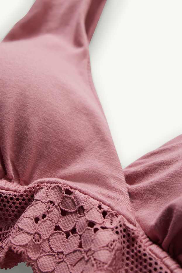 Women - Multipack of 2 - nursing bra - padded - pink