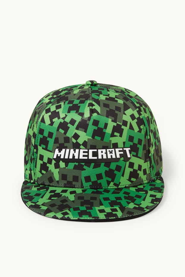 Enfants garçons - Minecraft - casquette - vert